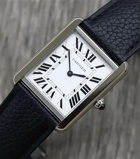 cartier tank solo automatico|cartier tank solo watch large.